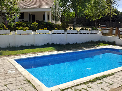 piscina chalet en venta en el escorial